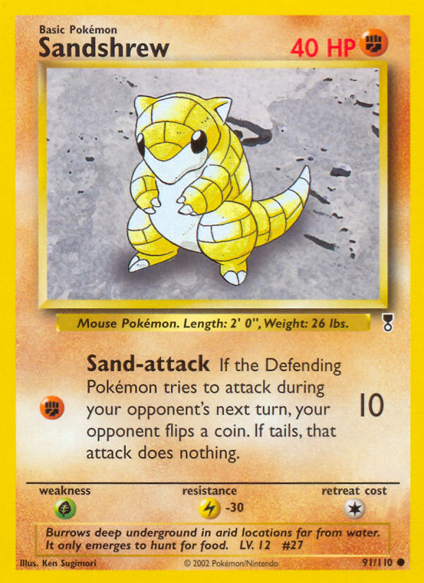 Sandshrew (91/110) [Legendary Collection] | Tabernacle Games