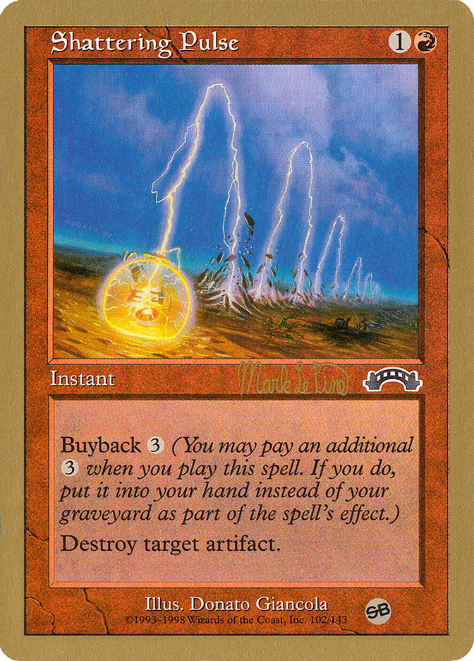 Shattering Pulse (Mark Le Pine) (SB) [World Championship Decks 1999] | Tabernacle Games