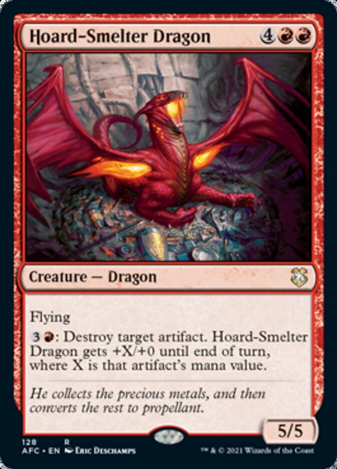 Hoard-Smelter Dragon [Dungeons & Dragons: Adventures in the Forgotten Realms Commander] | Tabernacle Games