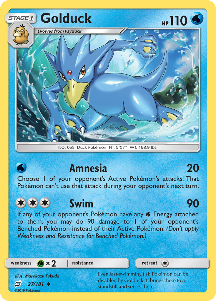 Golduck (27/181) [Sun & Moon: Team Up] | Tabernacle Games