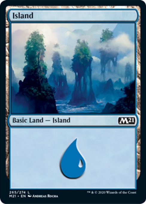 Island (265) [Core Set 2021] | Tabernacle Games