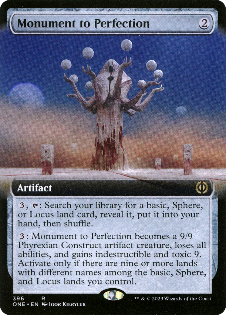 Monument to Perfection (Extended Art) [Phyrexia: All Will Be One] | Tabernacle Games