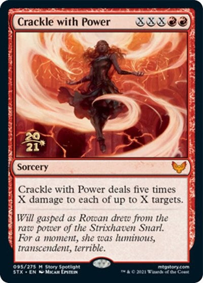 Crackle with Power [Strixhaven: School of Mages Prerelease Promos] | Tabernacle Games