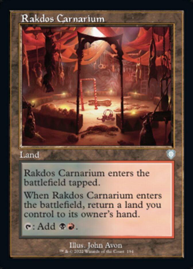 Rakdos Carnarium (Retro) [The Brothers' War Commander] | Tabernacle Games