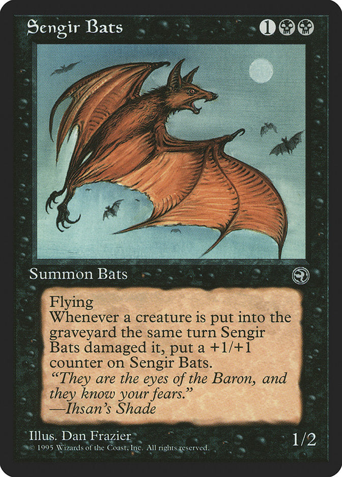 Sengir Bats (Ihsan's Shade Flavor Text) [Homelands] | Tabernacle Games