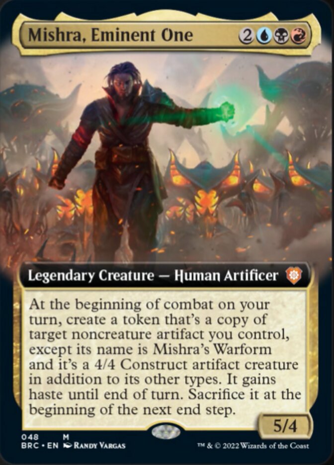 Mishra, Eminent One (Extended Art) [The Brothers' War Commander] | Tabernacle Games