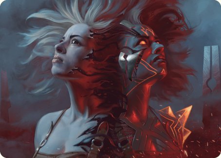 Thrill of Possibility Art Card [Phyrexia: All Will Be One Art Series] | Tabernacle Games
