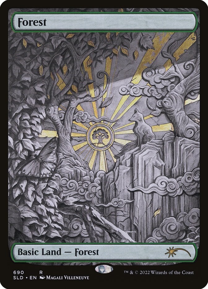 Forest (690) (Sketch) [Secret Lair Drop Promos] | Tabernacle Games
