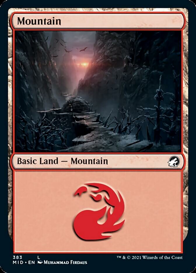 Mountain (383) [Innistrad: Midnight Hunt] | Tabernacle Games