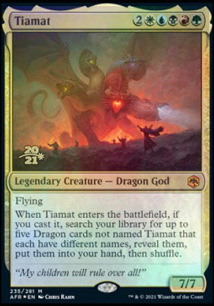 Tiamat [Dungeons & Dragons: Adventures in the Forgotten Realms Prerelease Promos] | Tabernacle Games