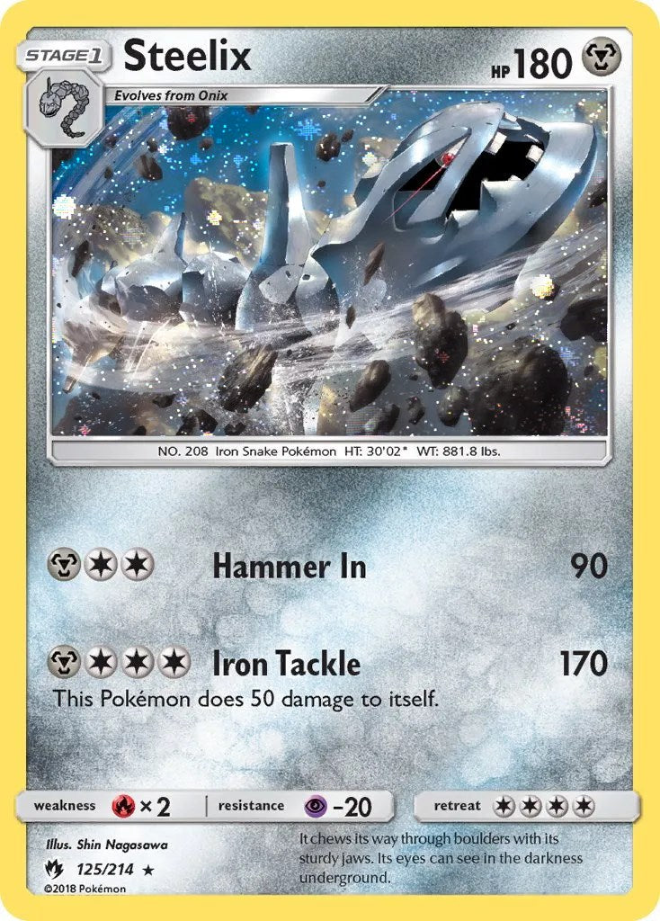 Steelix (125/214) (Cosmos Holo) [Sun & Moon: Lost Thunder] | Tabernacle Games