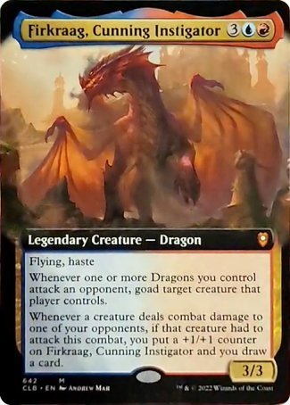 Firkraag, Cunning Instigator (Extended Art) [Commander Legends: Battle for Baldur's Gate] | Tabernacle Games