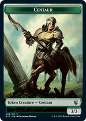 Centaur // Wolf Double-sided Token [Innistrad: Midnight Hunt Commander] | Tabernacle Games