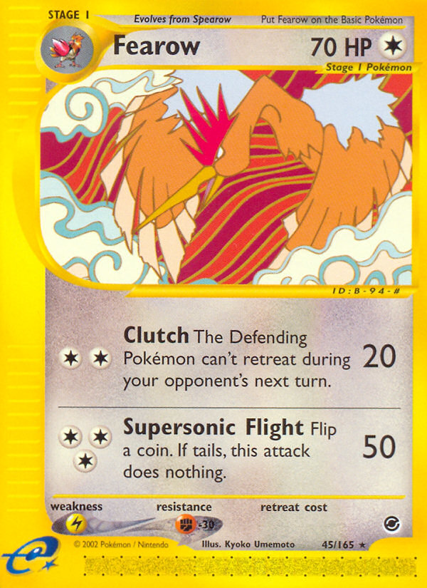 Fearow (45/165) [Expedition: Base Set] | Tabernacle Games