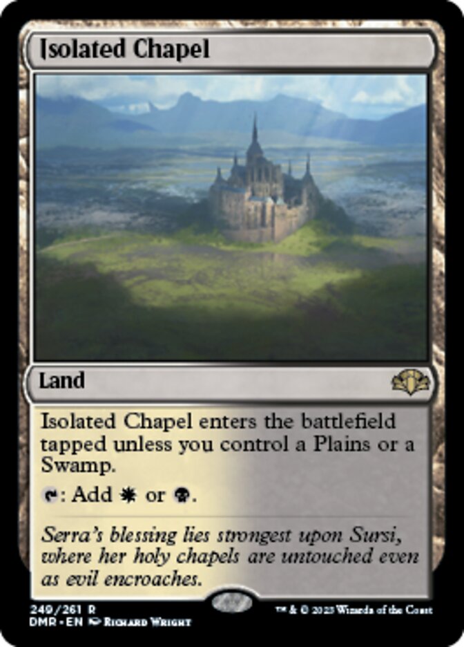 Isolated Chapel [Dominaria Remastered] | Tabernacle Games