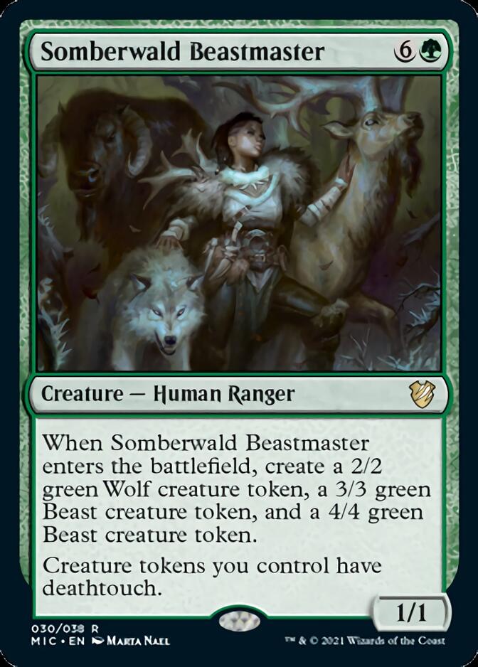 Somberwald Beastmaster [Innistrad: Midnight Hunt Commander] | Tabernacle Games