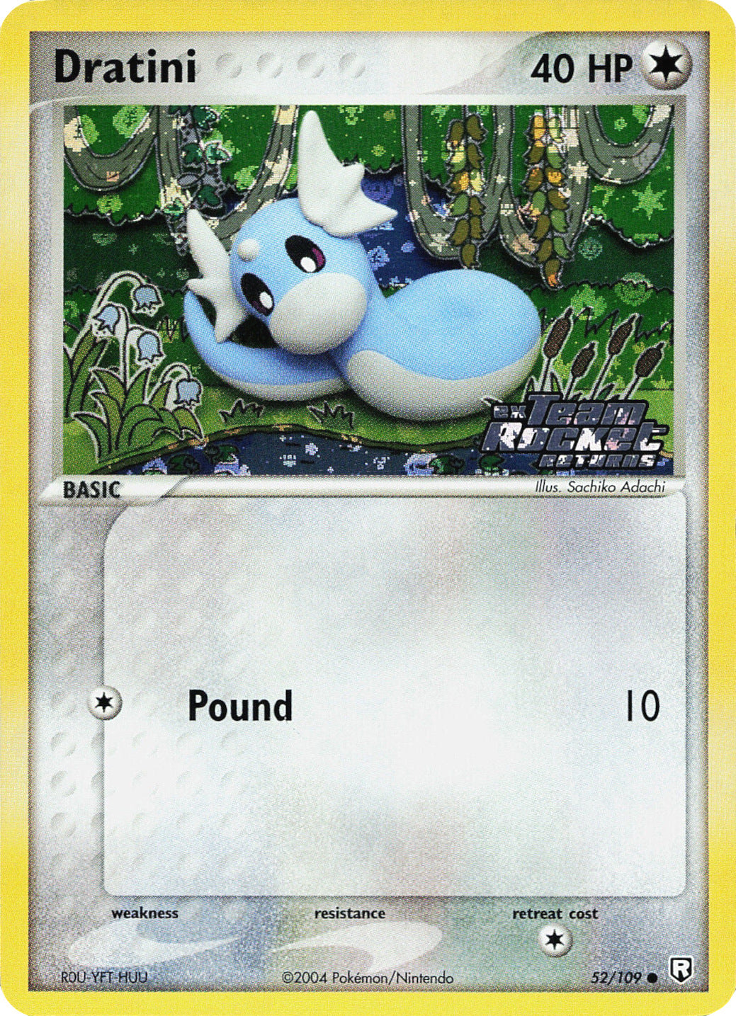 Dratini (52/109) (Stamped) [EX: Team Rocket Returns] | Tabernacle Games