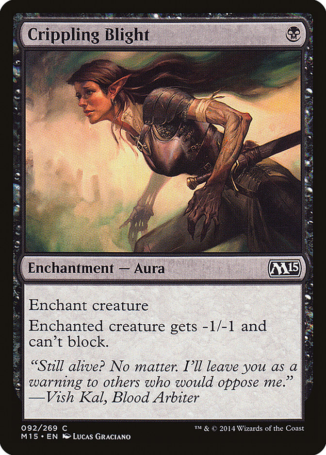 Crippling Blight [Magic 2015] | Tabernacle Games
