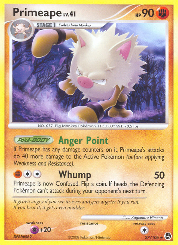 Primeape (27/106) [Diamond & Pearl: Great Encounters] | Tabernacle Games