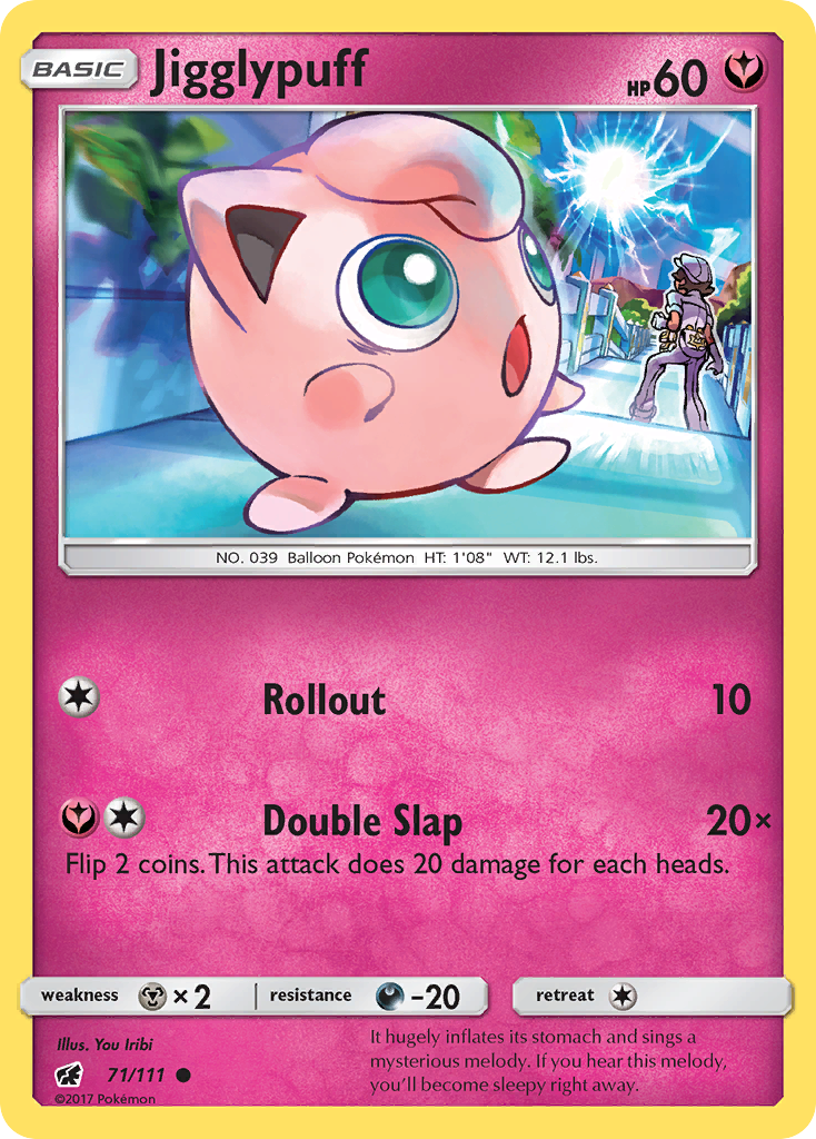 Jigglypuff (71/111) [Sun & Moon: Crimson Invasion] | Tabernacle Games