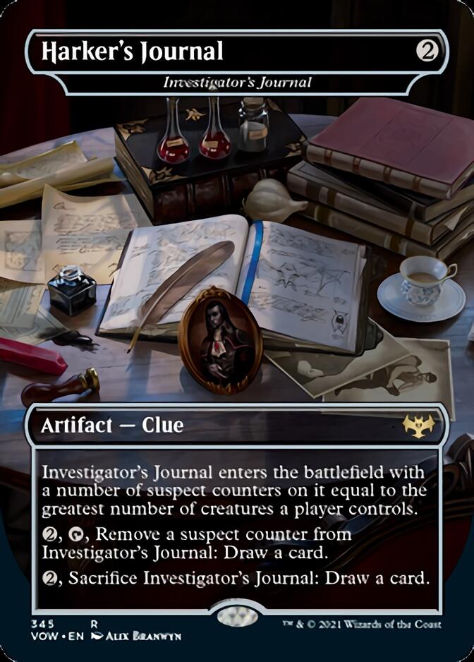 Investigator's Journal - Harker's Journal [Innistrad: Crimson Vow] | Tabernacle Games