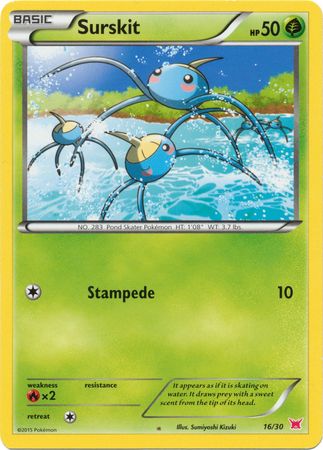 Surskit (16/30) [XY: Trainer Kit 2 - Latias] | Tabernacle Games