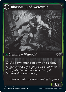 Weaver of Blossoms // Blossom-Clad Werewolf [Innistrad: Double Feature] | Tabernacle Games