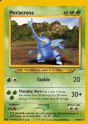 Heracross (41/105) [Neo Destiny Unlimited] | Tabernacle Games