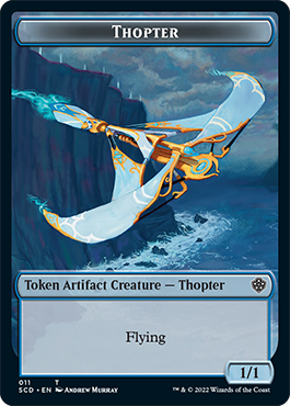 Bird // Thopter Double-Sided Token [Starter Commander Decks] | Tabernacle Games