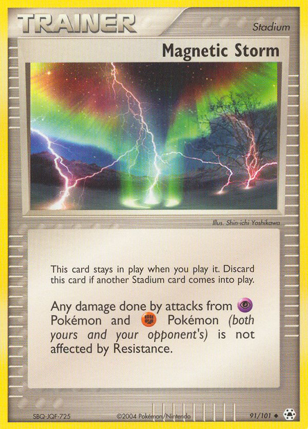 Magnetic Storm (91/101) [EX: Hidden Legends] | Tabernacle Games