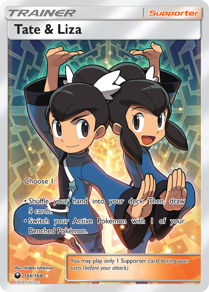 Tate & Liza (166/168) [Sun & Moon: Celestial Storm] | Tabernacle Games