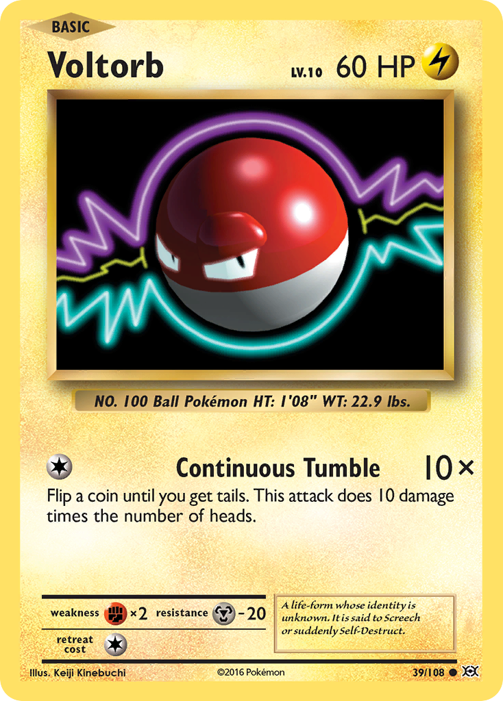 Voltorb (39/108) [XY: Evolutions] | Tabernacle Games