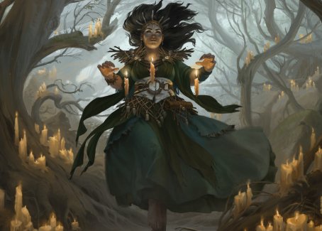 Candlegrove Witch 1 Art Card [Innistrad: Midnight Hunt Art Series] | Tabernacle Games