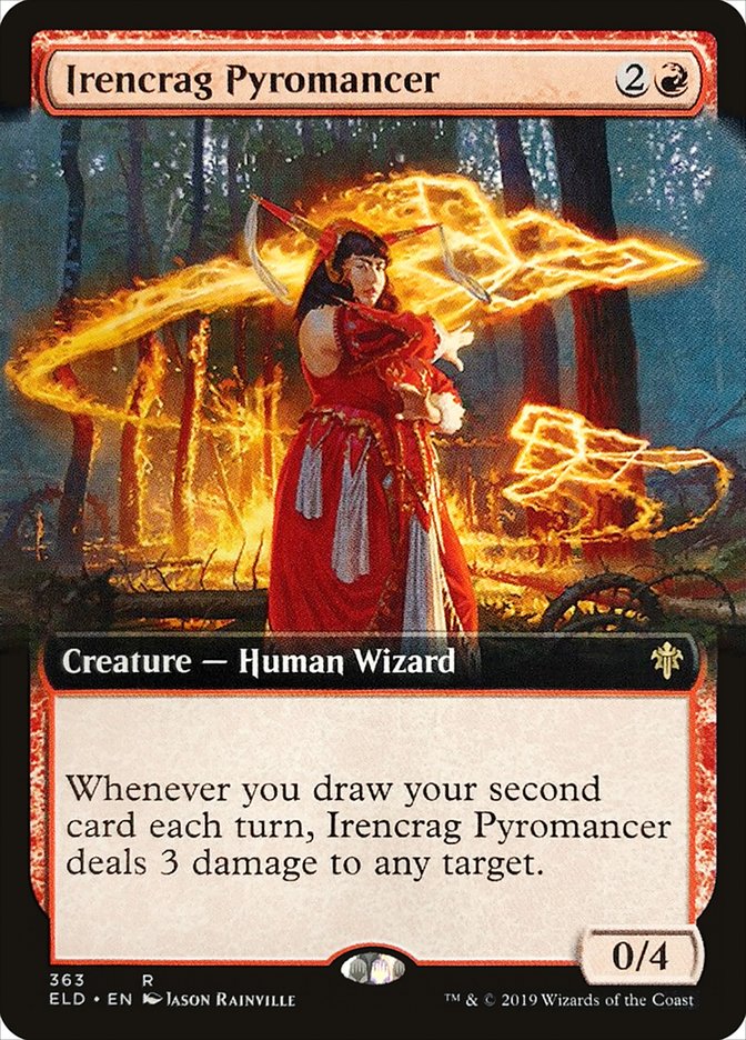 Irencrag Pyromancer (Extended Art) [Throne of Eldraine] | Tabernacle Games