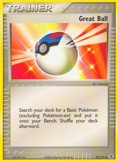 Great Ball (92/112) [EX: FireRed & LeafGreen] | Tabernacle Games