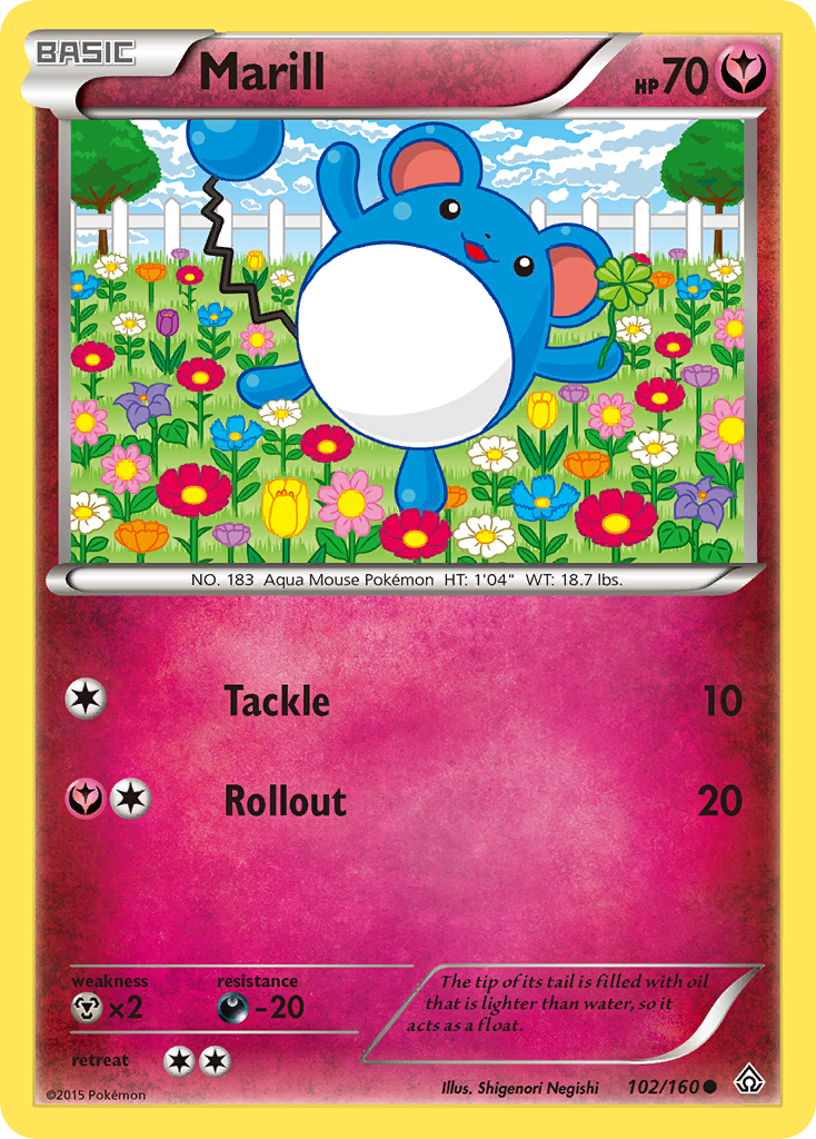 Marill (102/160) [XY: Primal Clash] | Tabernacle Games