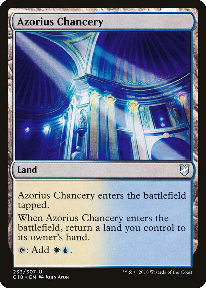 Azorius Chancery [Commander 2018] | Tabernacle Games