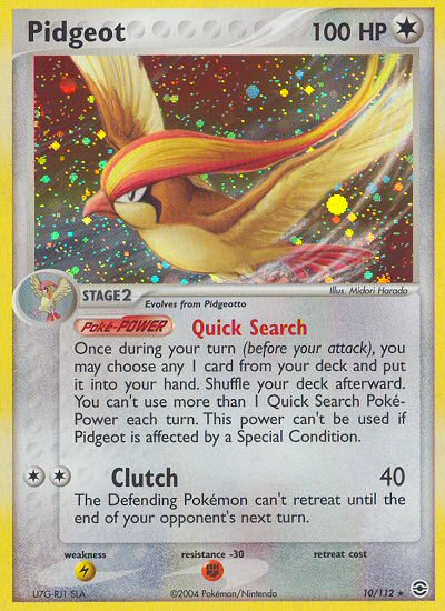 Pidgeot (10/112) [EX: FireRed & LeafGreen] | Tabernacle Games