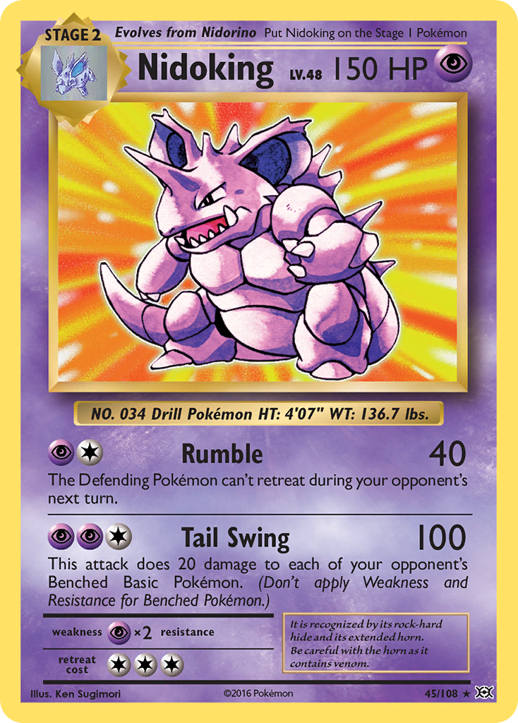 Nidoking (45/108) [XY: Evolutions] | Tabernacle Games