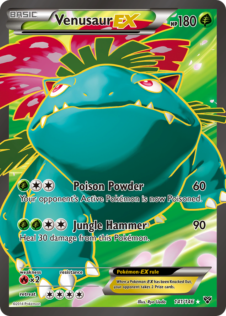 Venusaur EX (141/146) [XY: Base Set] | Tabernacle Games