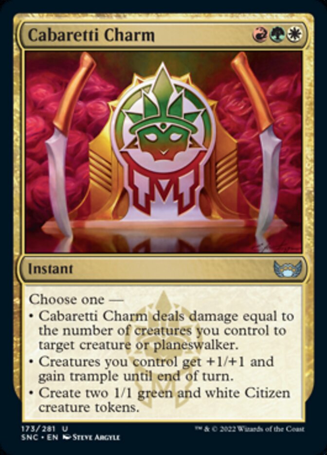 Cabaretti Charm [Streets of New Capenna] | Tabernacle Games