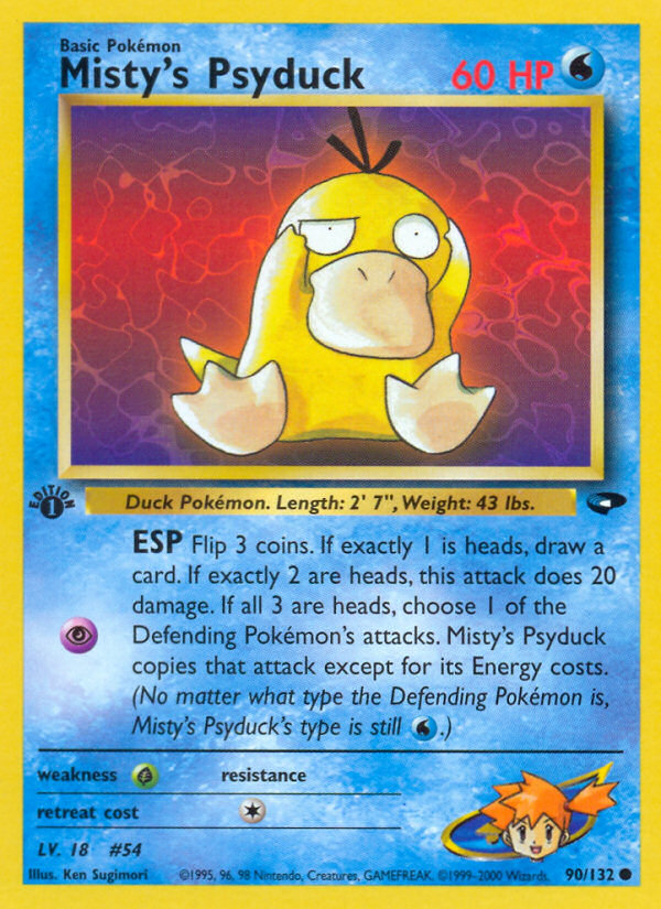 Misty's Psyduck (90/132) [Gym Challenge 1st Edition] | Tabernacle Games