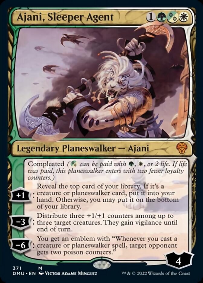 Ajani, Sleeper Agent (Showcase) [Dominaria United] | Tabernacle Games