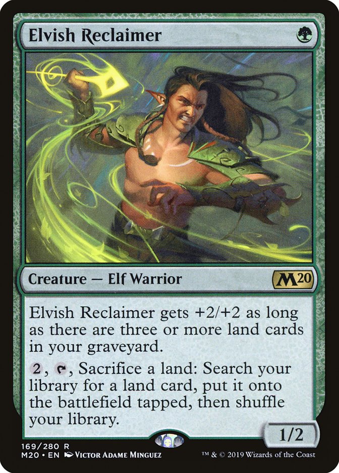 Elvish Reclaimer [Core Set 2020] | Tabernacle Games