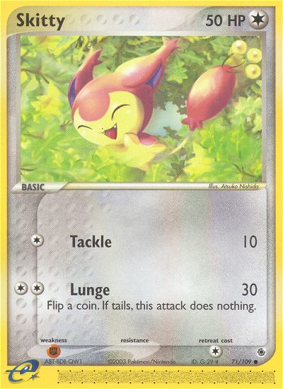 Skitty (71/109) [EX: Ruby & Sapphire] | Tabernacle Games