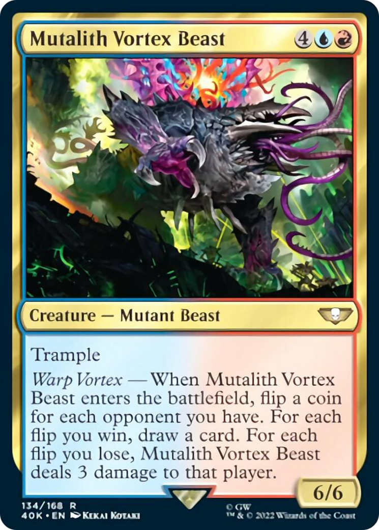 Mutalith Vortex Beast (Surge Foil) [Universes Beyond: Warhammer 40,000] | Tabernacle Games