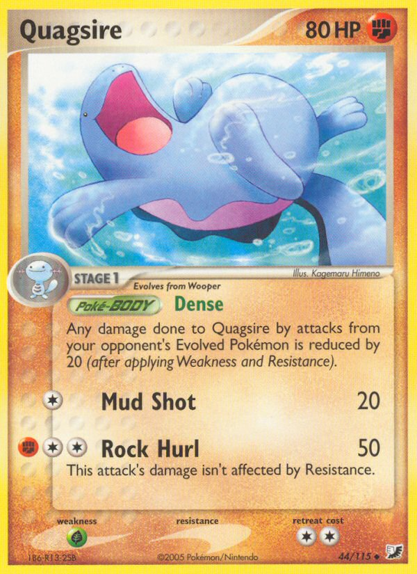 Quagsire (44/115) [EX: Unseen Forces] | Tabernacle Games