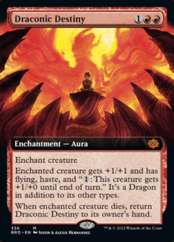 Draconic Destiny (Extended Art) [The Brothers' War] | Tabernacle Games