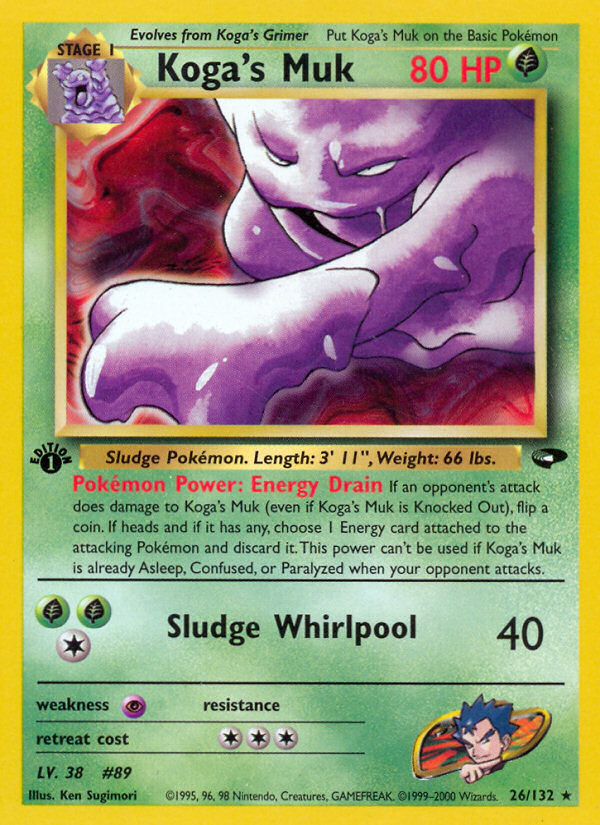 Koga's Muk (26/132) [Gym Challenge 1st Edition] | Tabernacle Games