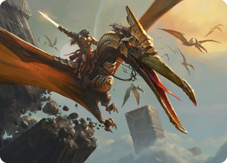 Skyhunter Strike Force Art Card [Phyrexia: All Will Be One Art Series] | Tabernacle Games